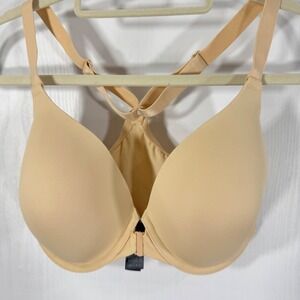 DominiqueTalia Front Closure Racerback T-Shirt 34F Adjustable‎ Underwire Bra